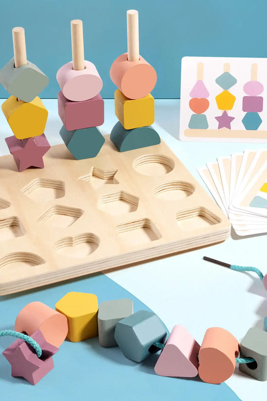 Wooden Shape and Color Matching Toy