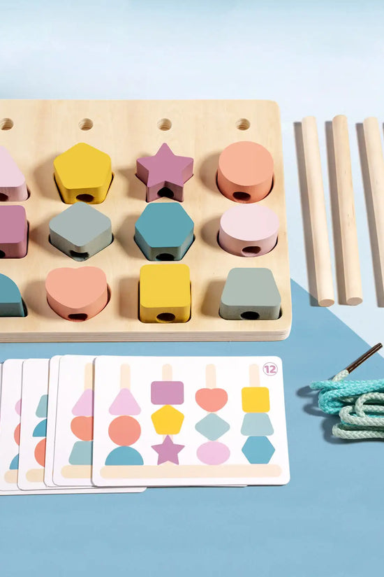 Wooden Shape and Color Matching Toy