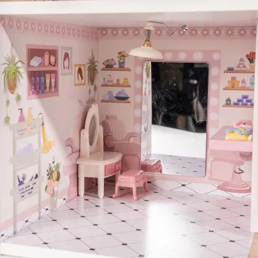 Wooden Shopping Mall Dollhouse for Kids