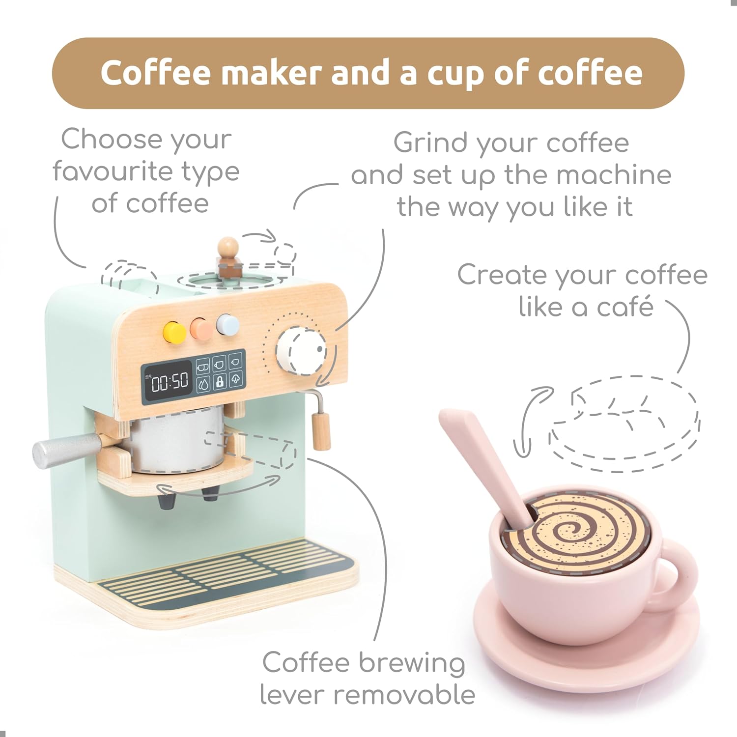 Wooden Coffee Maker Toy